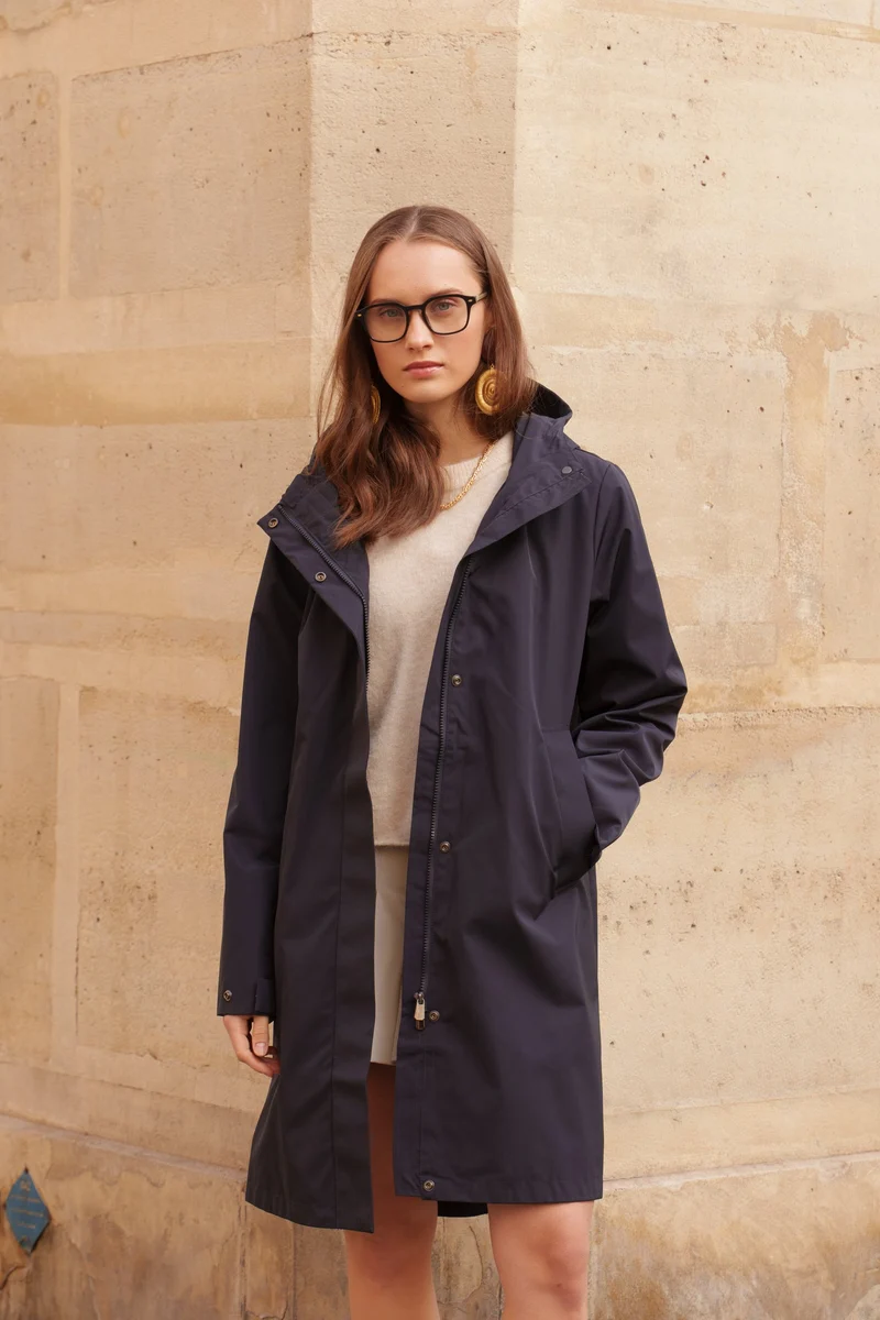 Parka imperméable longue - 3 en 1