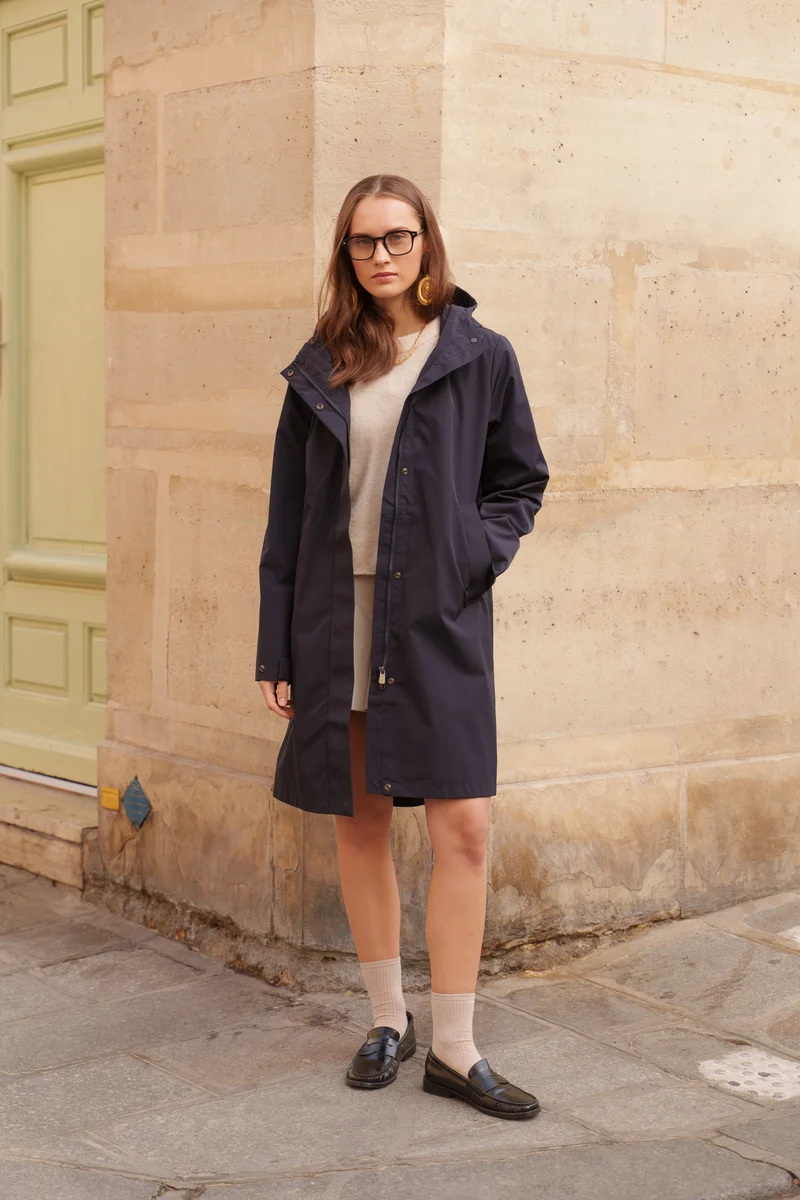Parka imperméable longue - 3 en 1