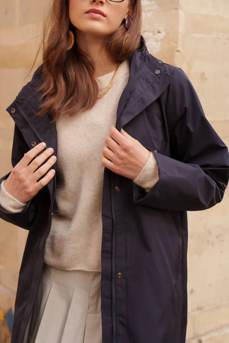 Parka imperméable longue - 3 en 1