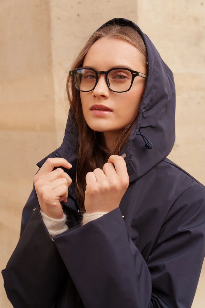 Parka imperméable longue - 3 en 1