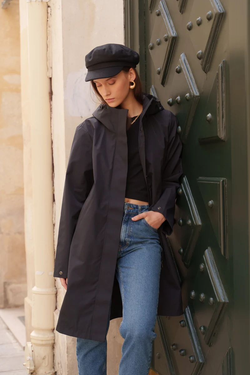 Parka imperméable longue - 3 en 1
