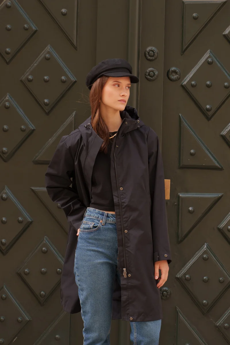 Parka imperméable longue - 3 en 1