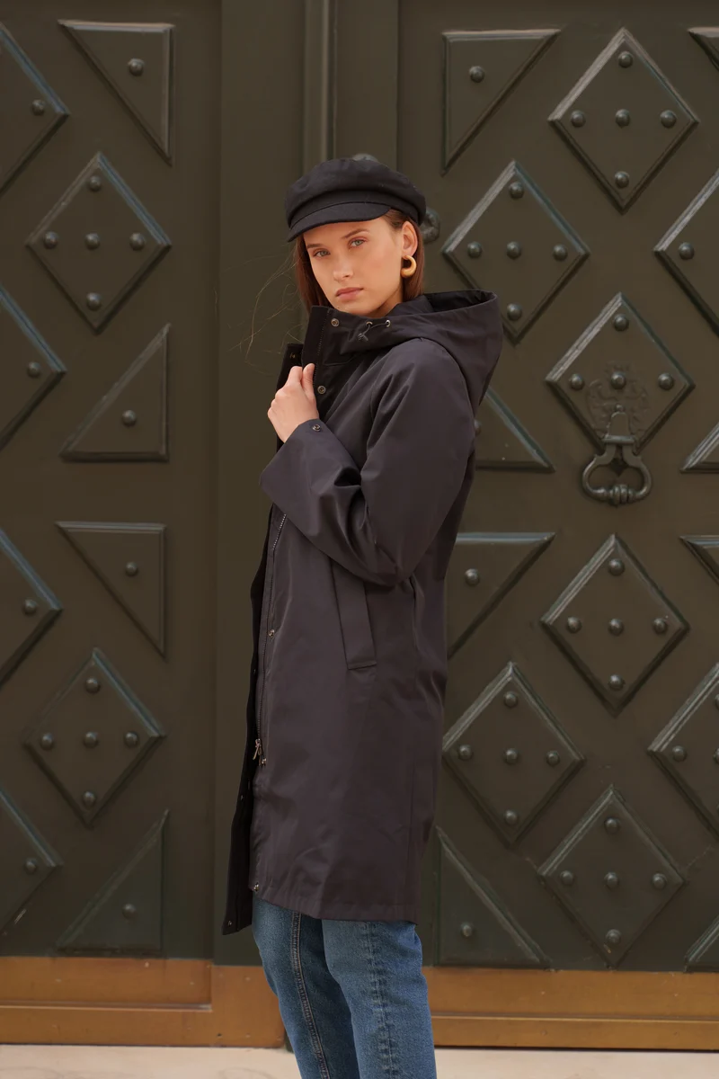 Parka imperméable longue - 3 en 1