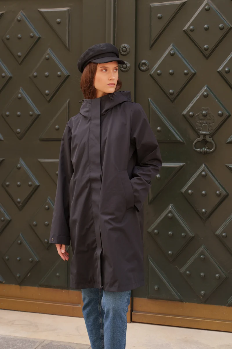 Parka imperméable longue - 3 en 1