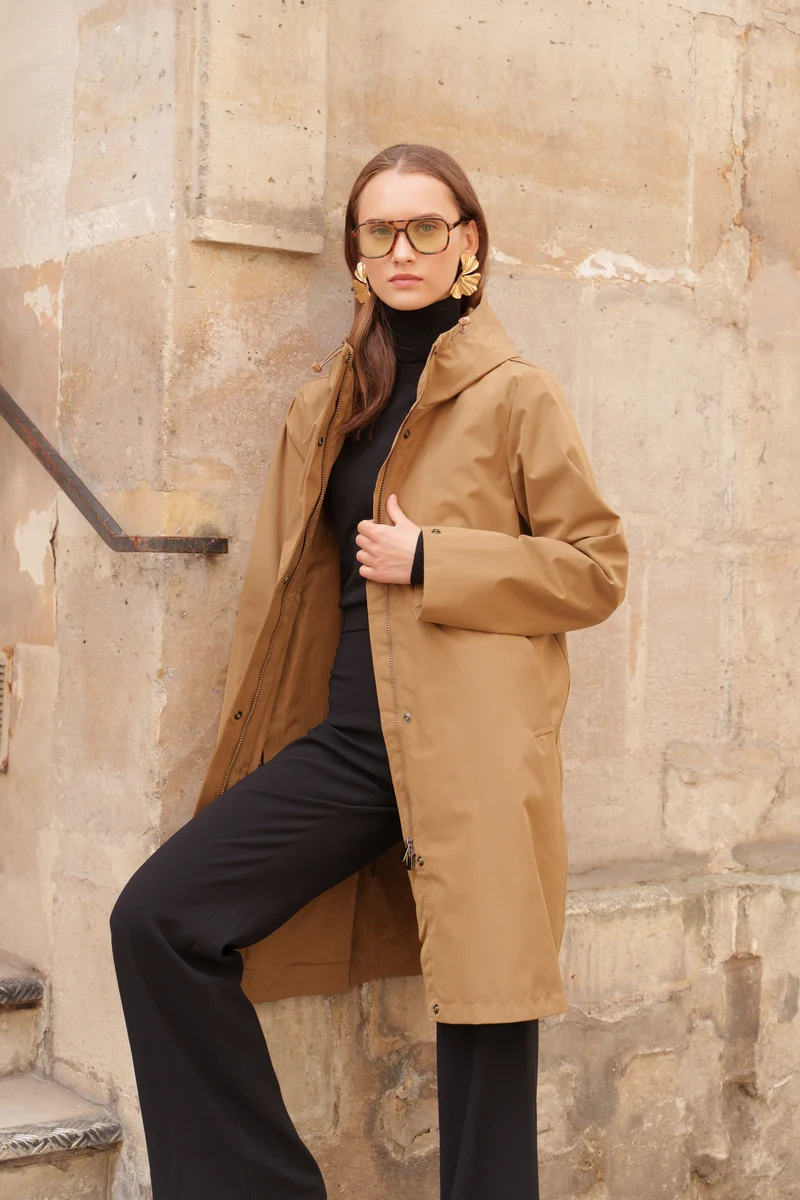 Parka imperméable longue - 3 en 1