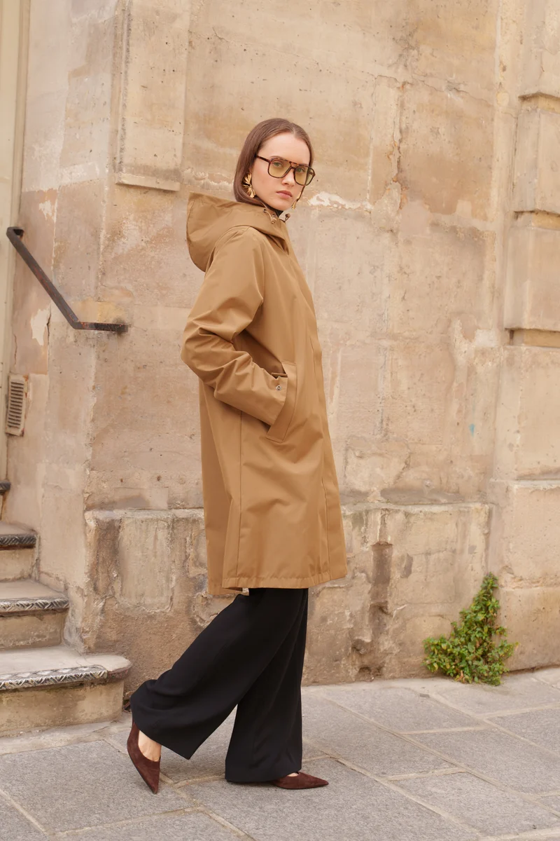 Parka imperméable longue - 3 en 1
