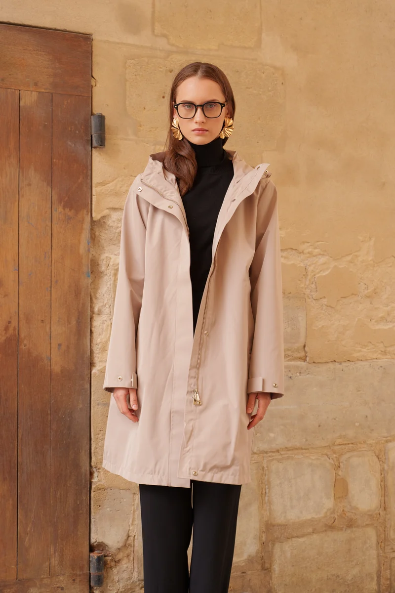 Parka imperméable longue - 3 en 1