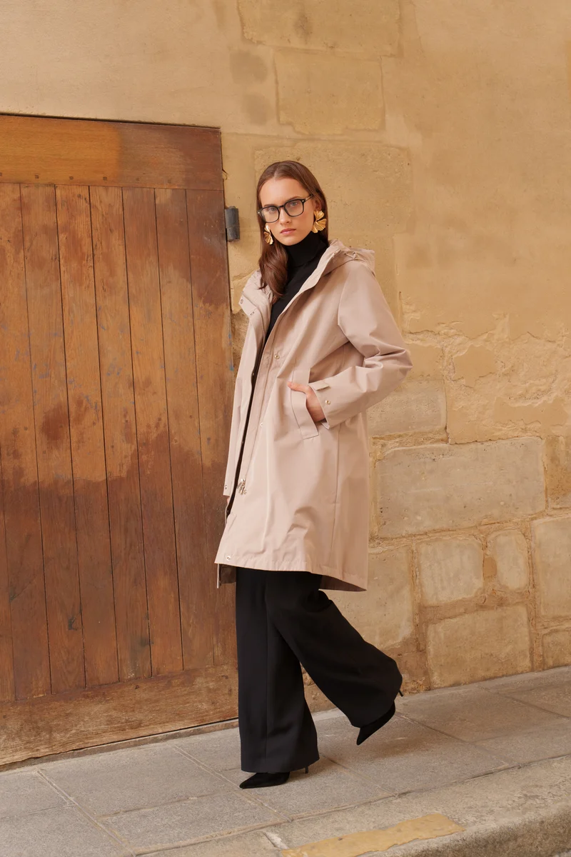 Parka imperméable longue - 3 en 1