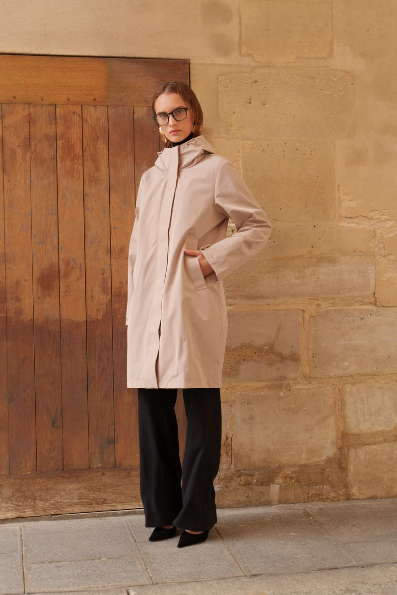 Parka imperméable longue - 3 en 1