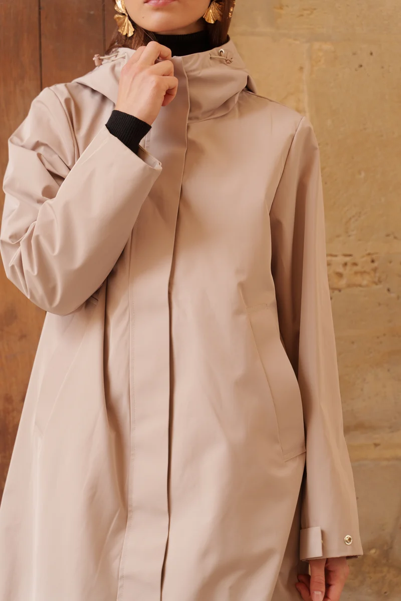 Parka imperméable longue - 3 en 1