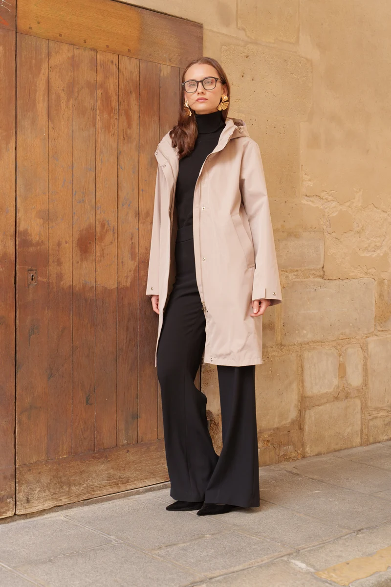 Parka imperméable longue - 3 en 1