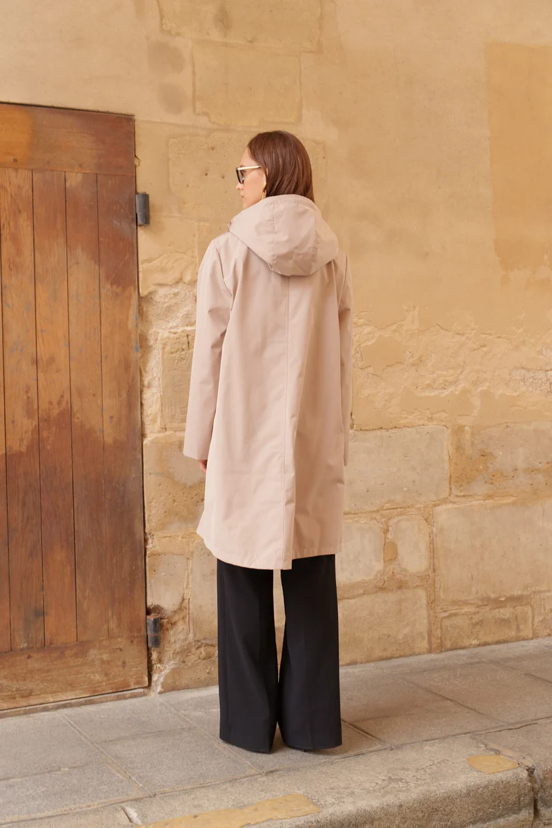 Parka imperméable longue - 3 en 1