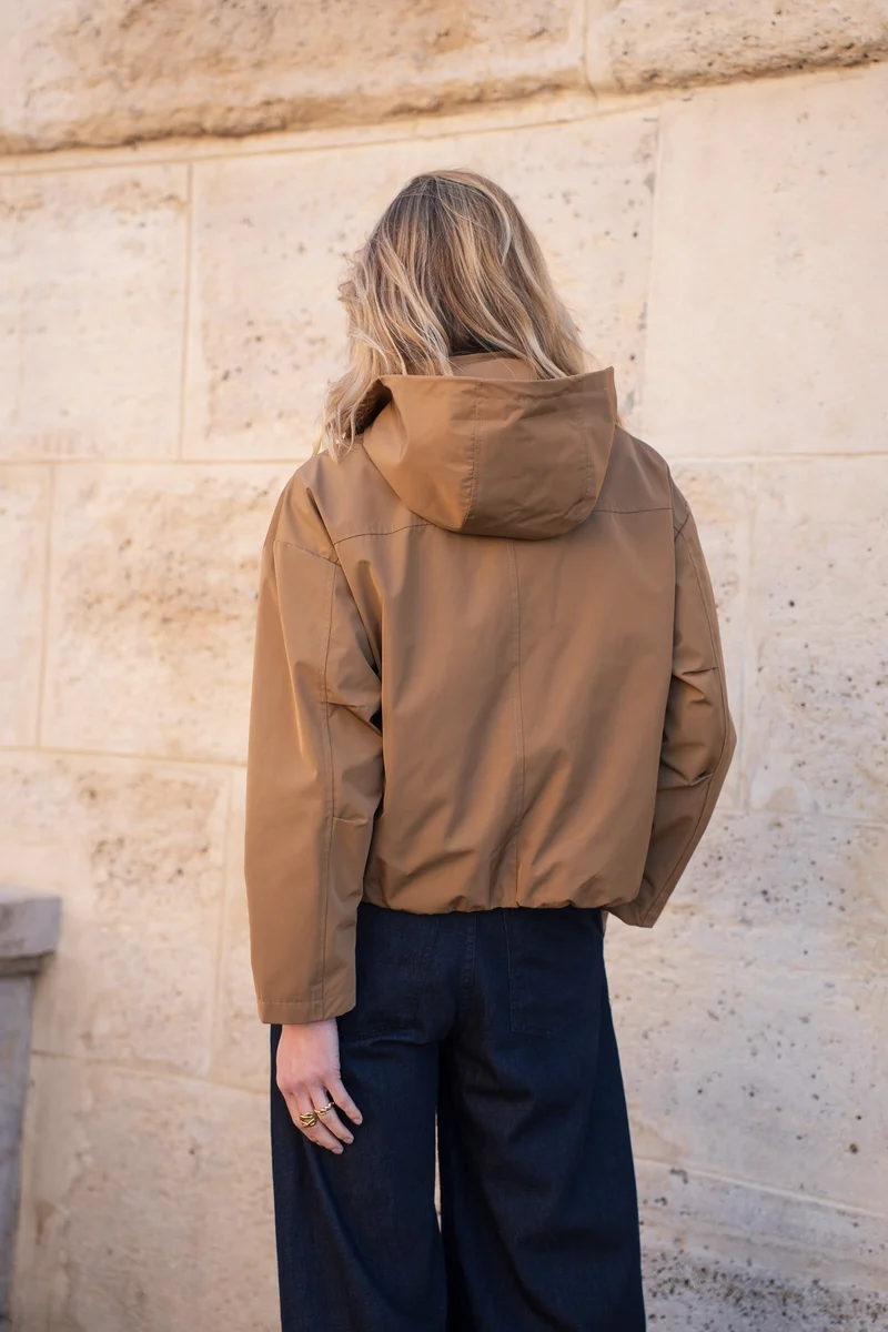 Veste imperméable à poches