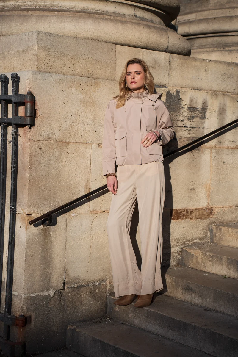 Veste imperméable à poches