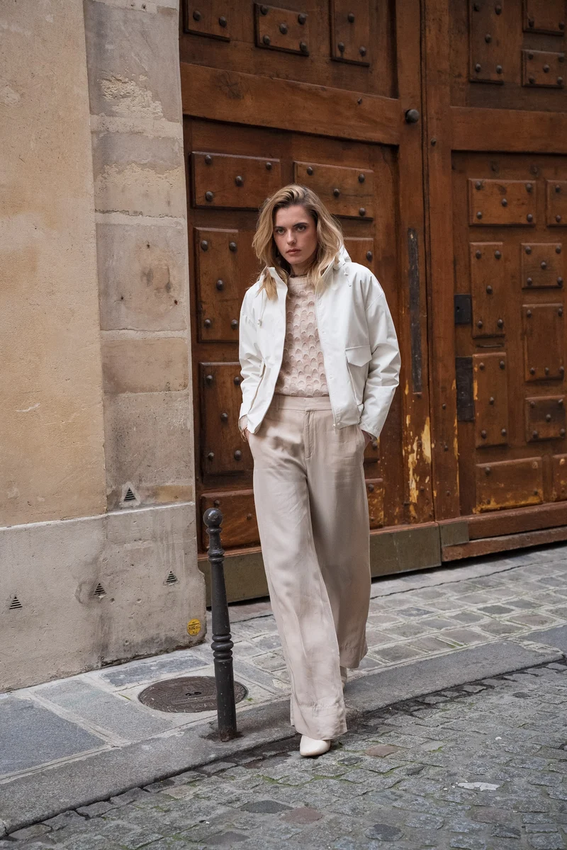 Veste imperméable à poches