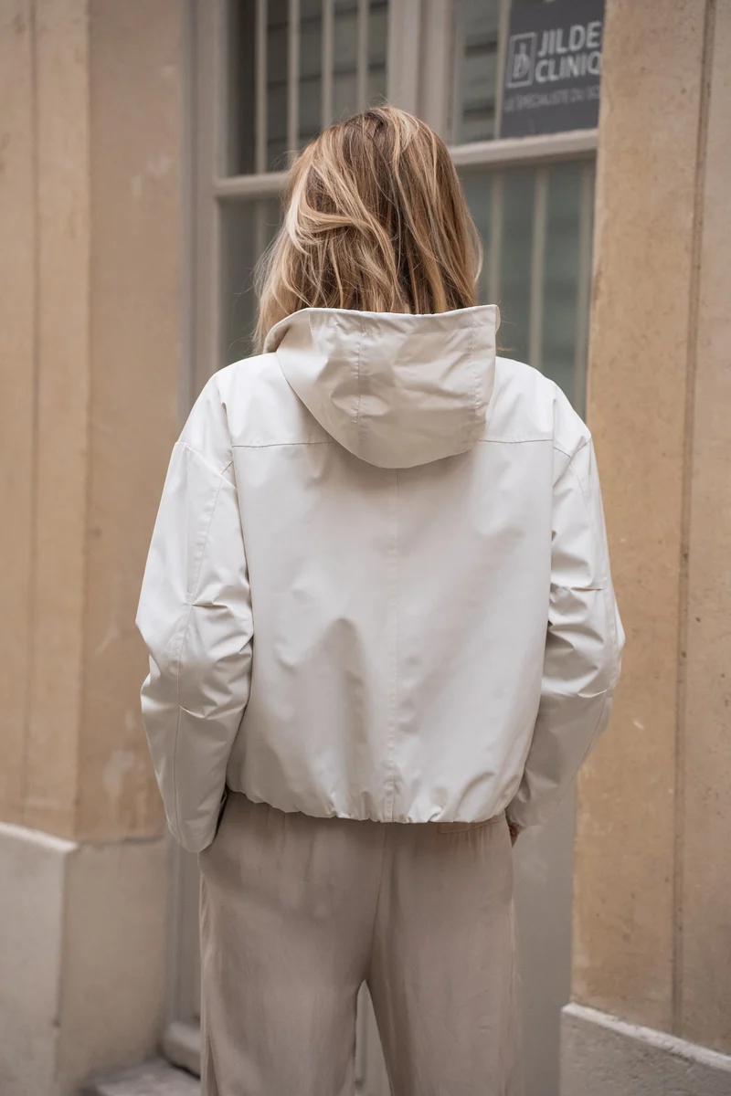 Veste imperméable à poches