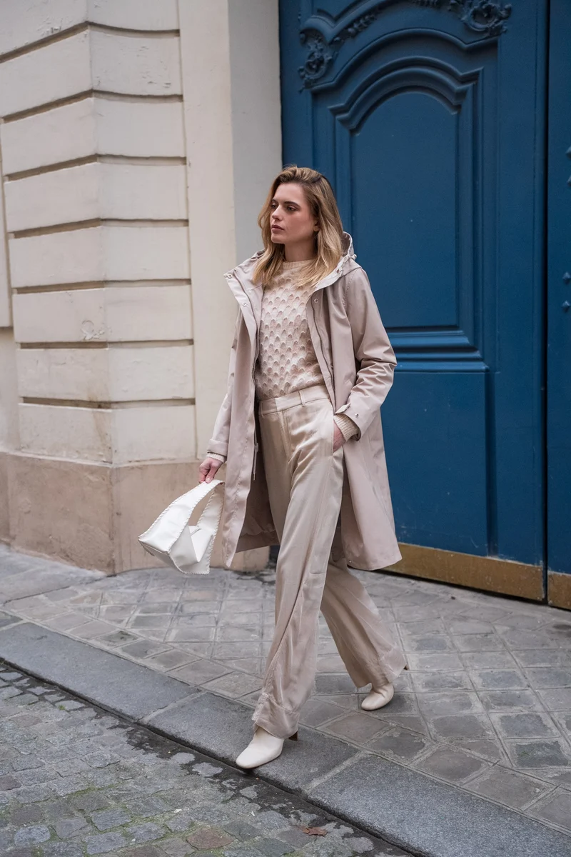 Parka imperméable longue maxi