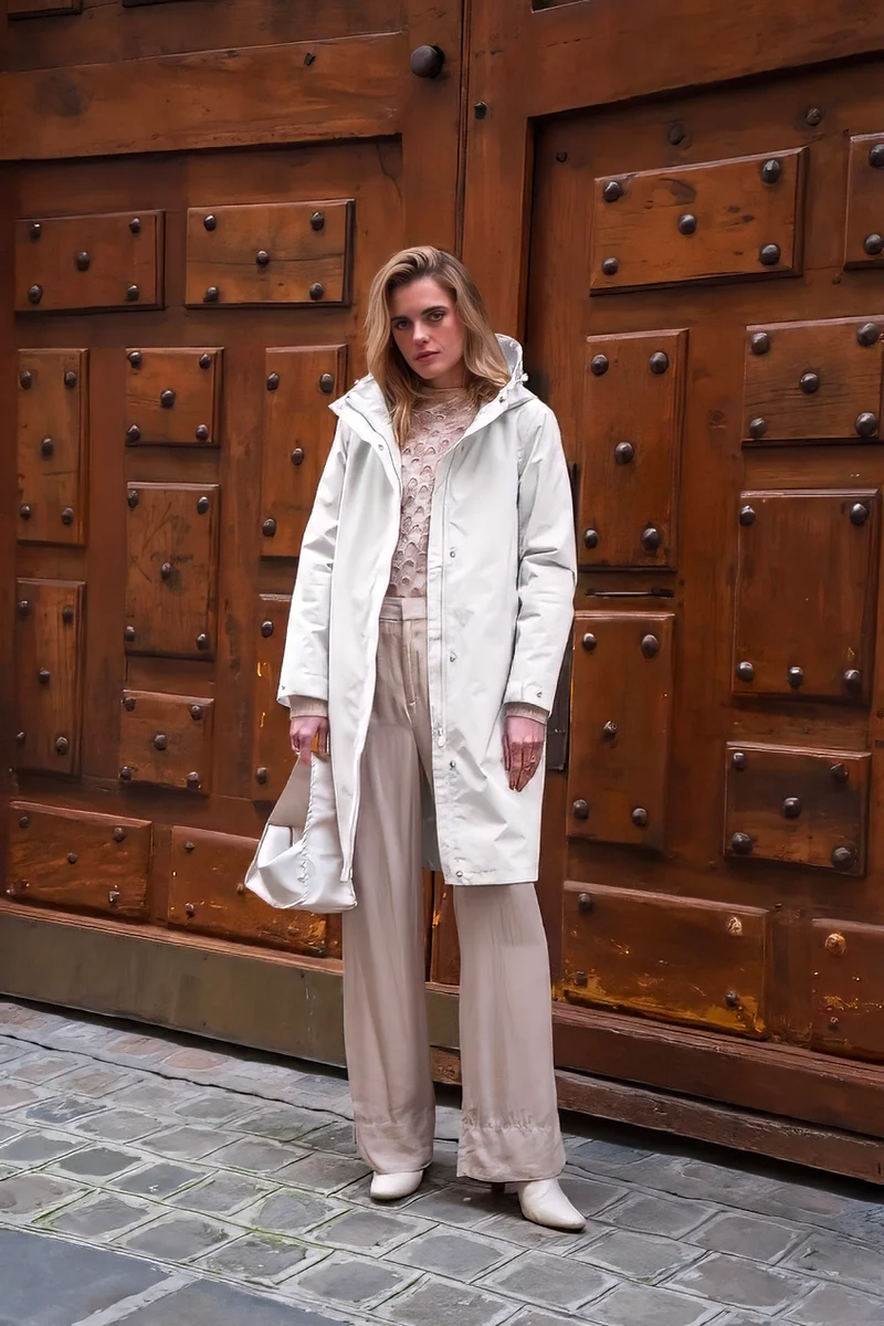 Parka imperméable longue maxi