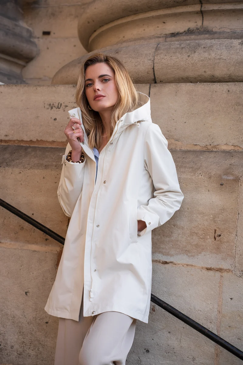 Parka imperméable longue 3/4