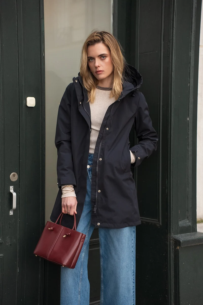 Parka imperméable longue 3/4