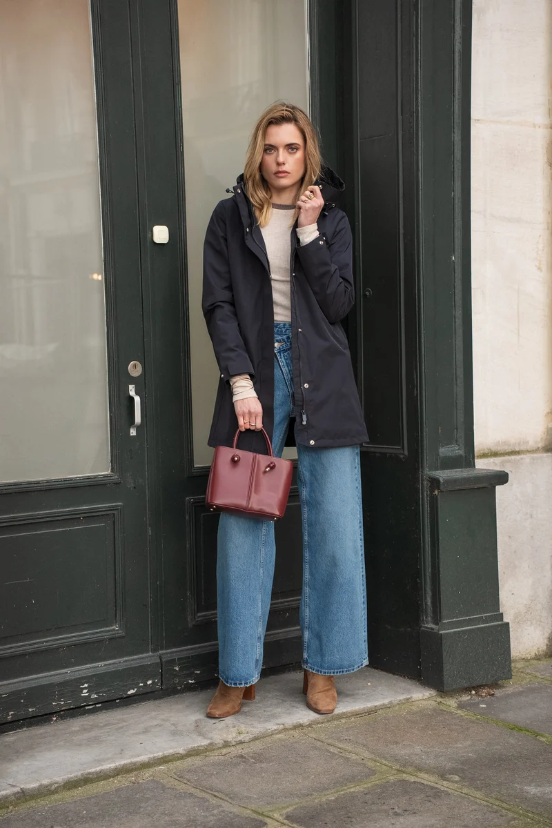 Parka imperméable longue 3/4