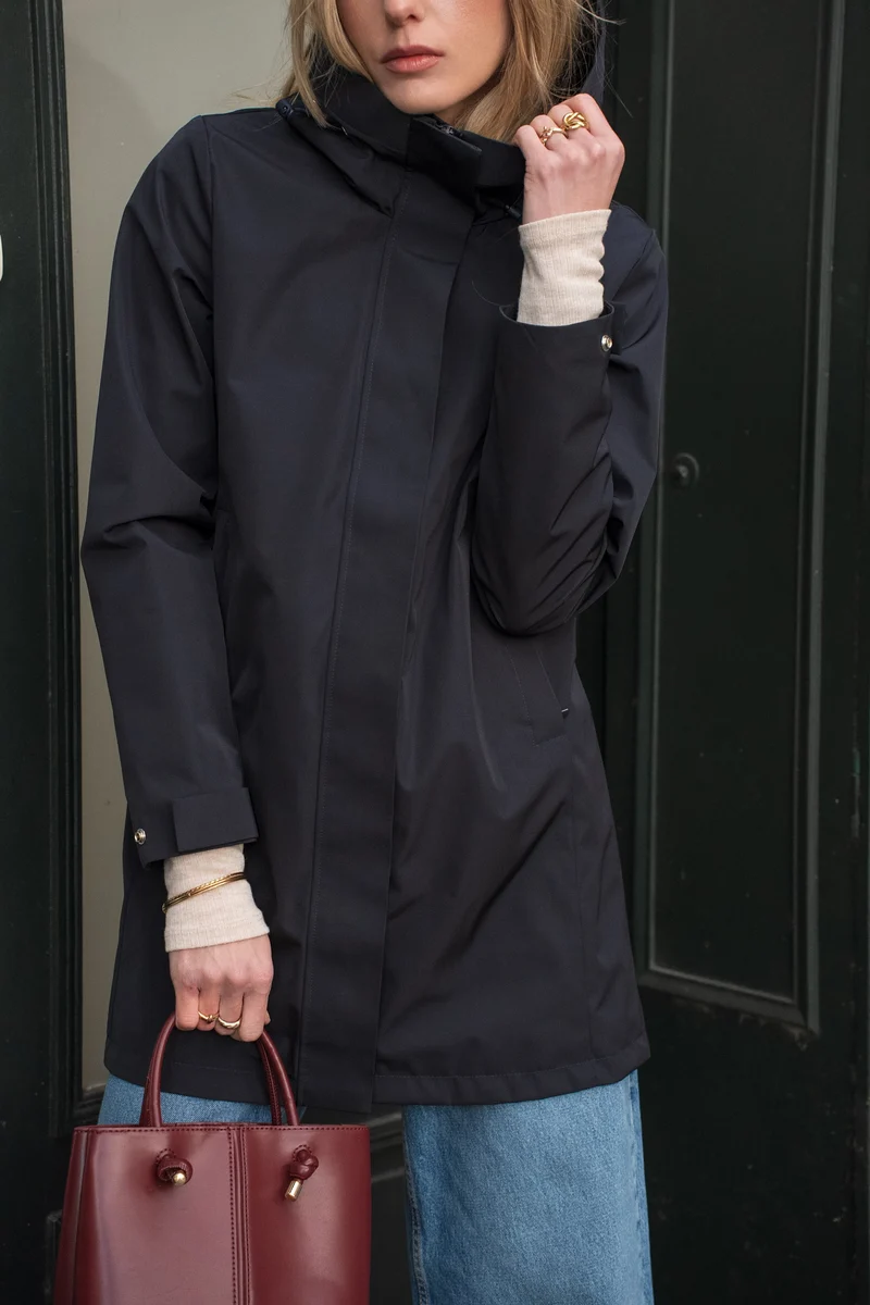 Parka imperméable longue 3/4