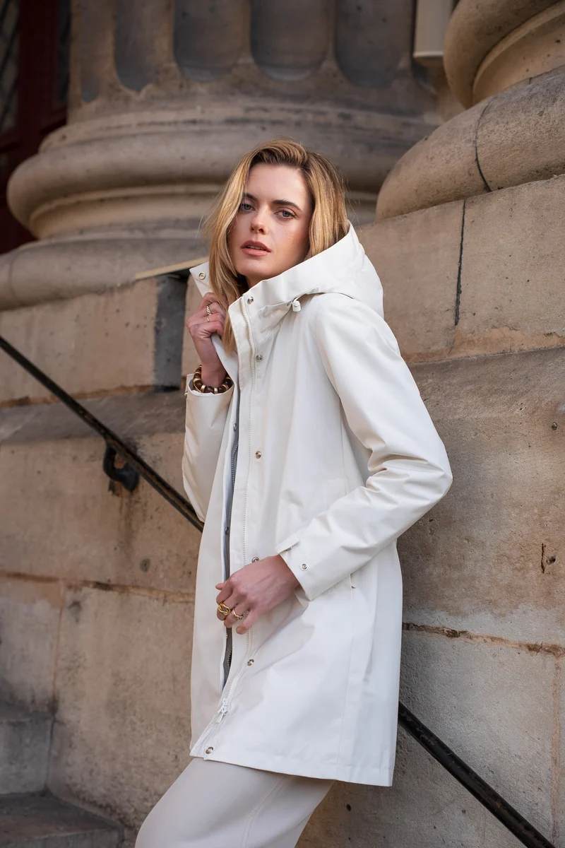 Parka imperméable longue 3/4