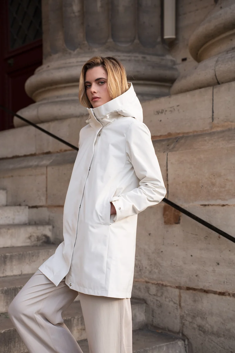 Parka imperméable longue 3/4