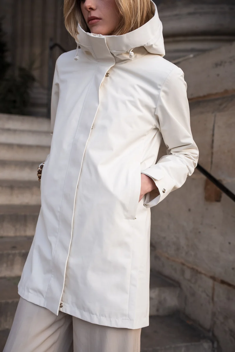 Parka imperméable longue 3/4