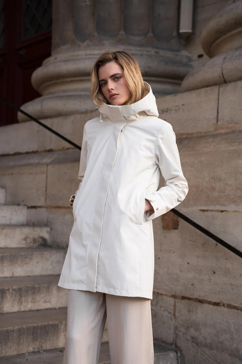 Parka imperméable longue 3/4