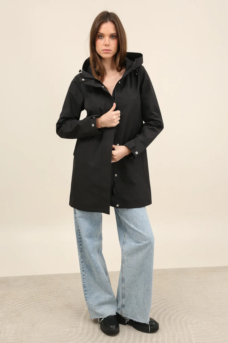 Parka imperméable longue 3/4