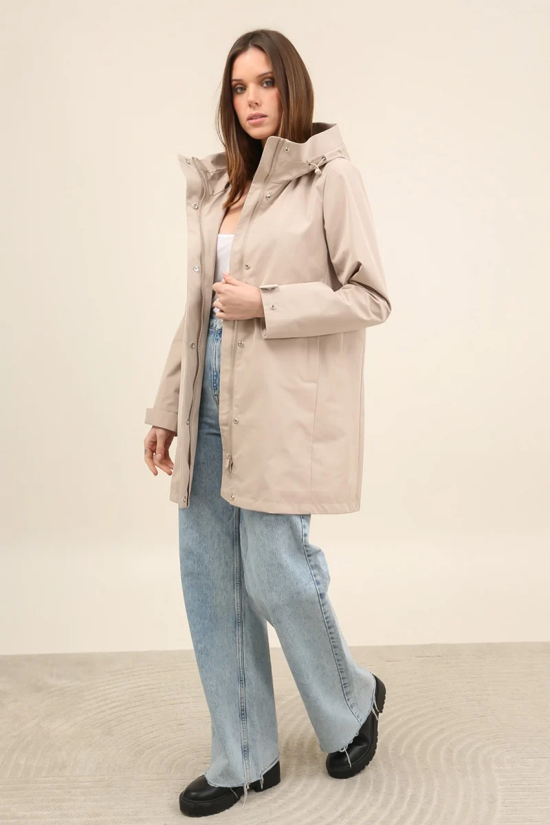 Parka imperméable longue 3/4