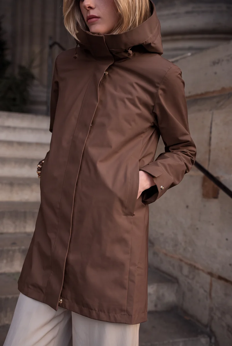 Parka imperméable longue 3/4