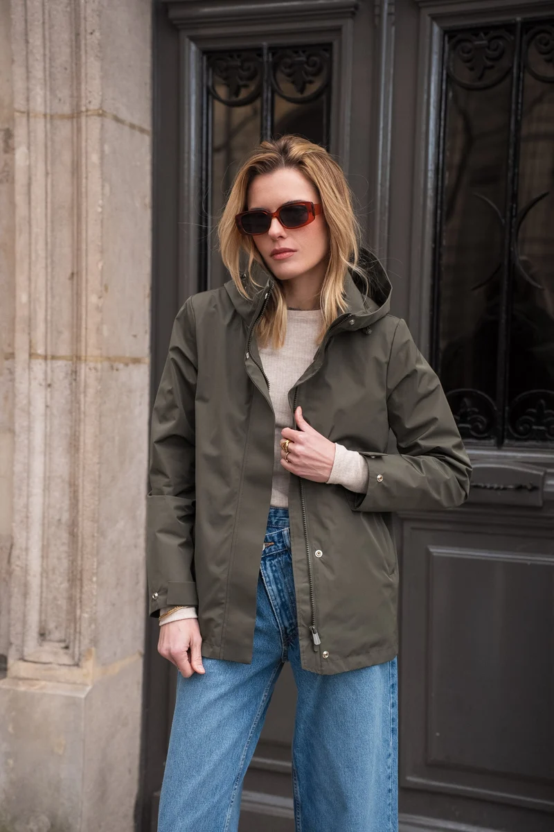 Parka imperméable courte
