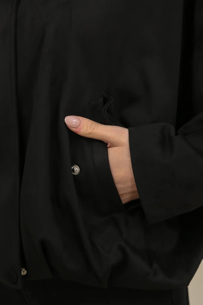 Veste oversize en suédine
