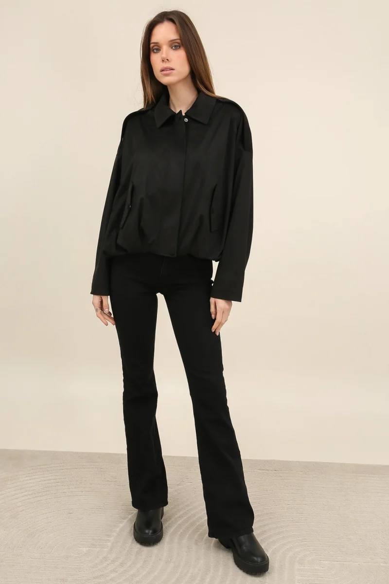 Veste oversize en suédine