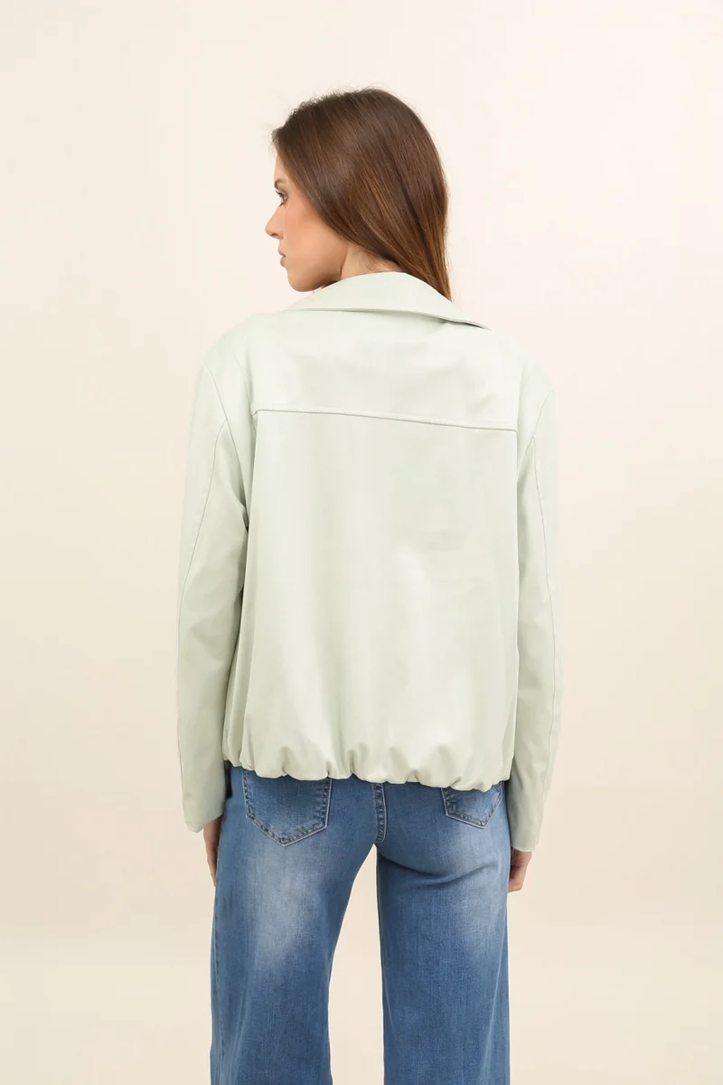 Veste suédine avec boucle