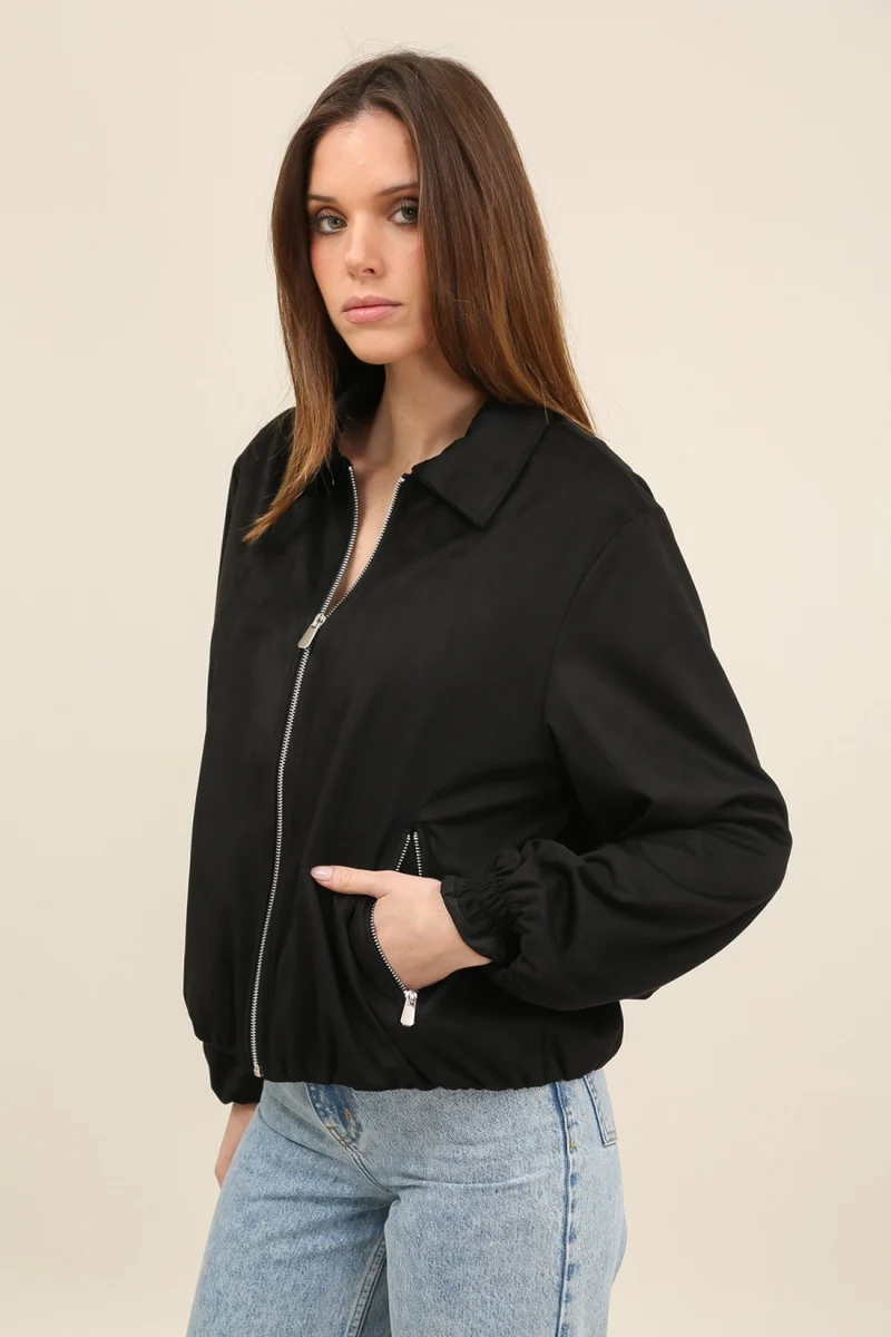 Veste suédine