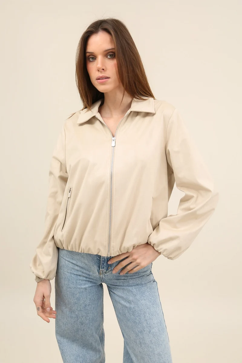 Veste suédine