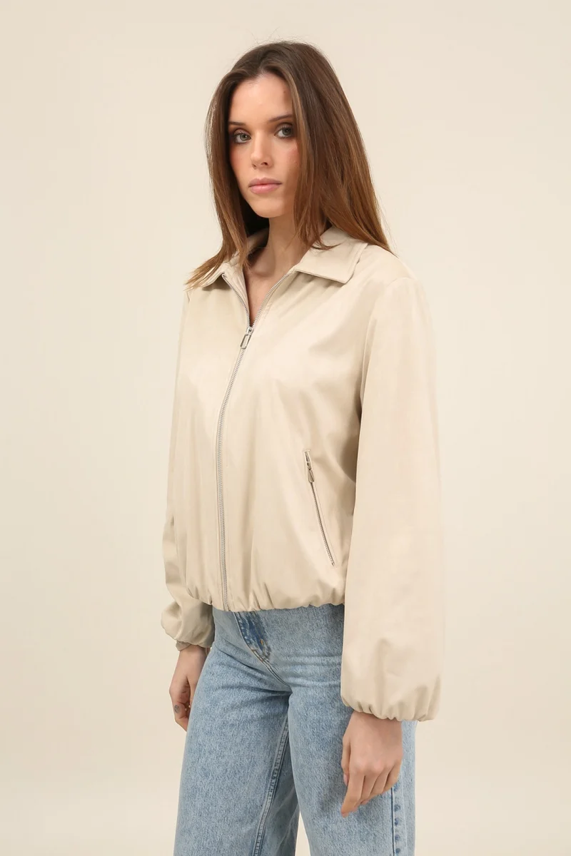 Veste suédine