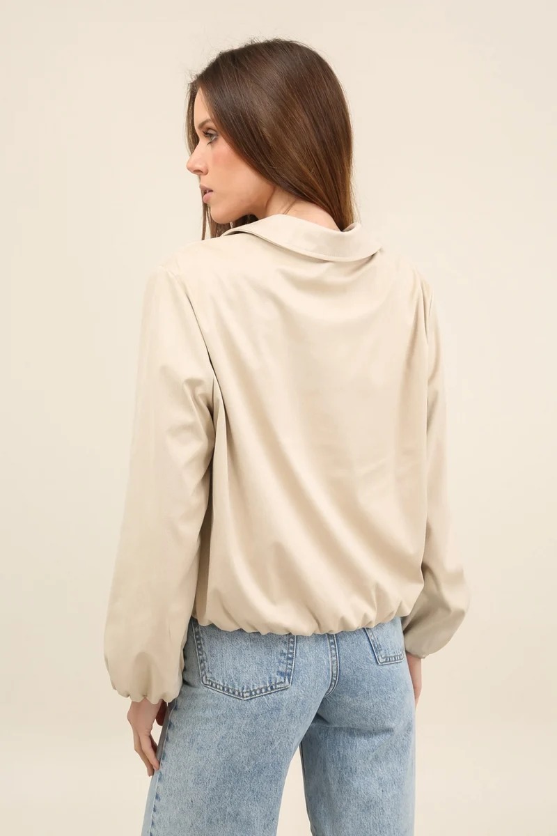 Veste suédine