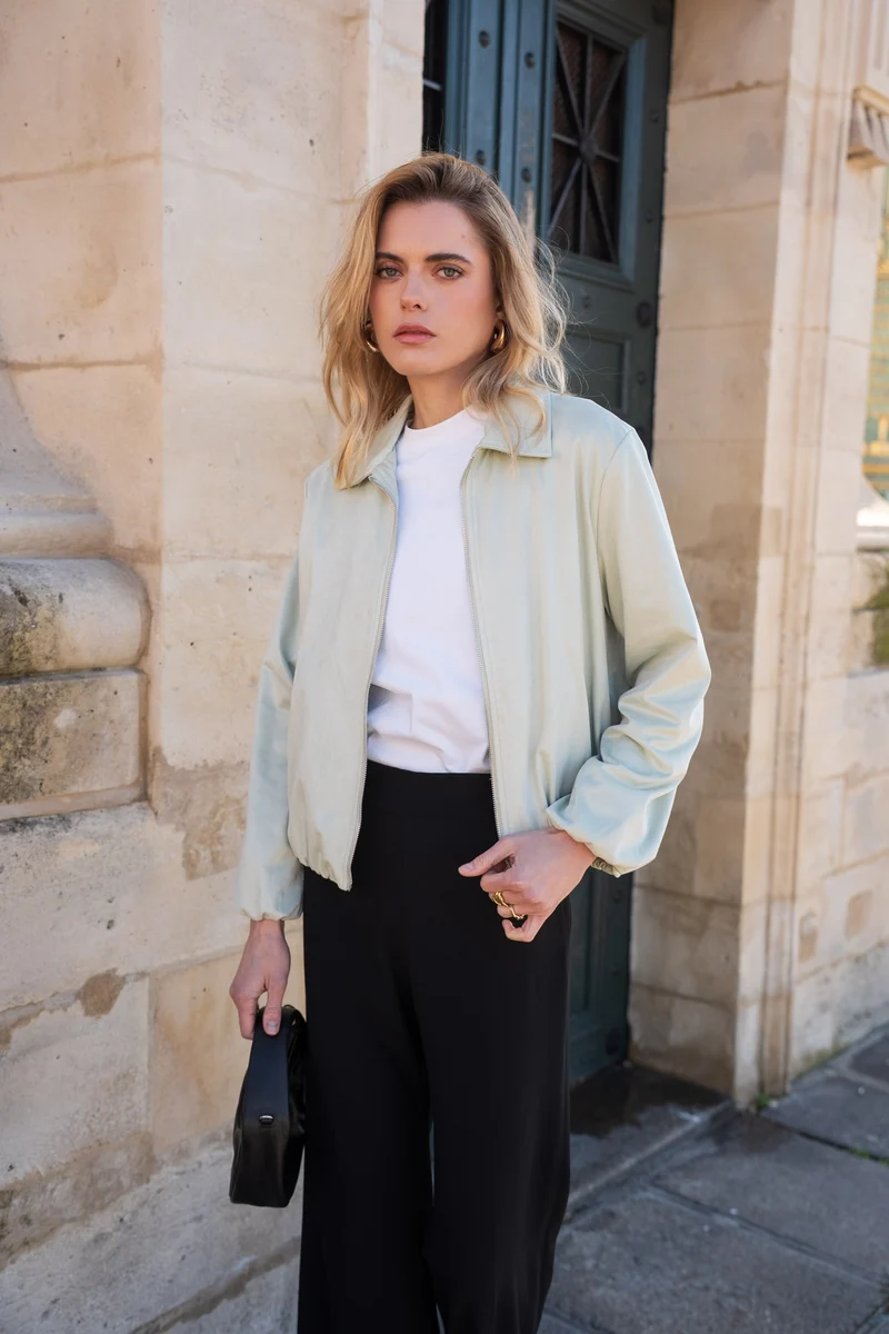 Veste suédine