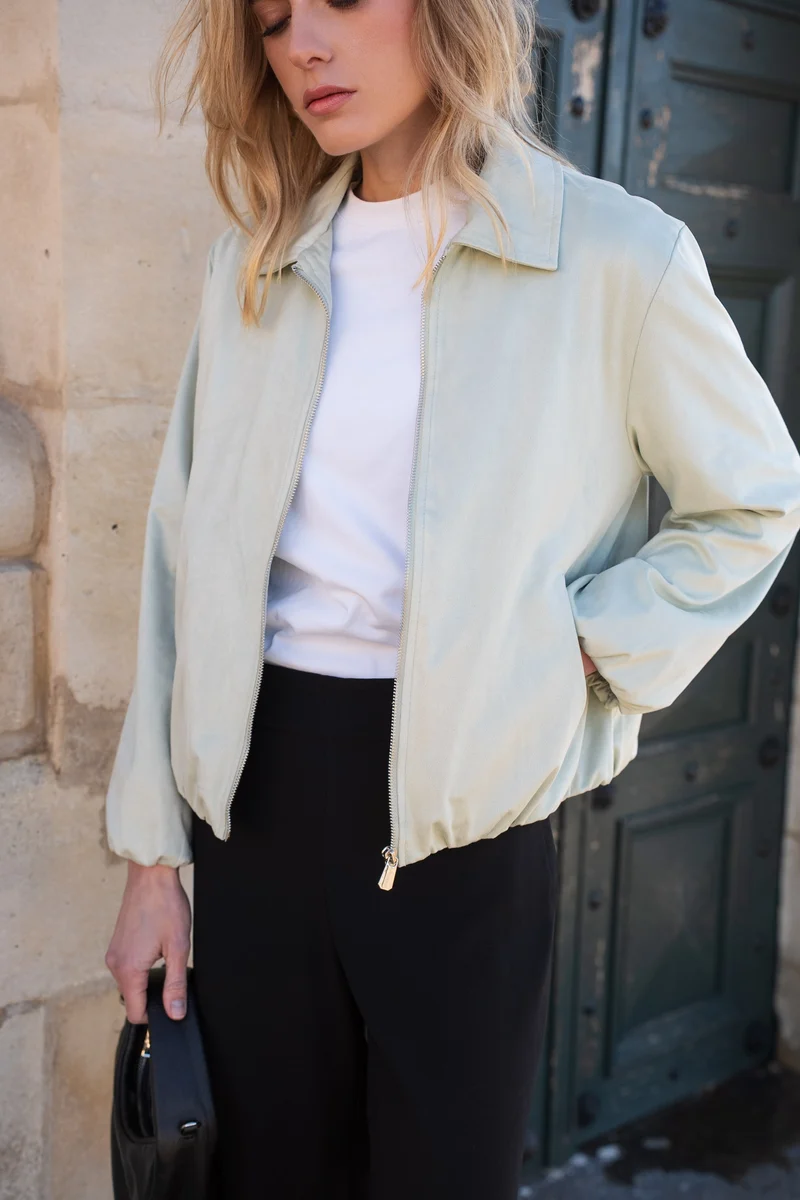 Veste suédine
