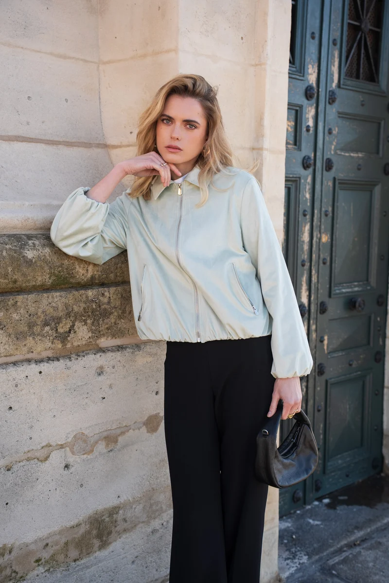 Veste suédine