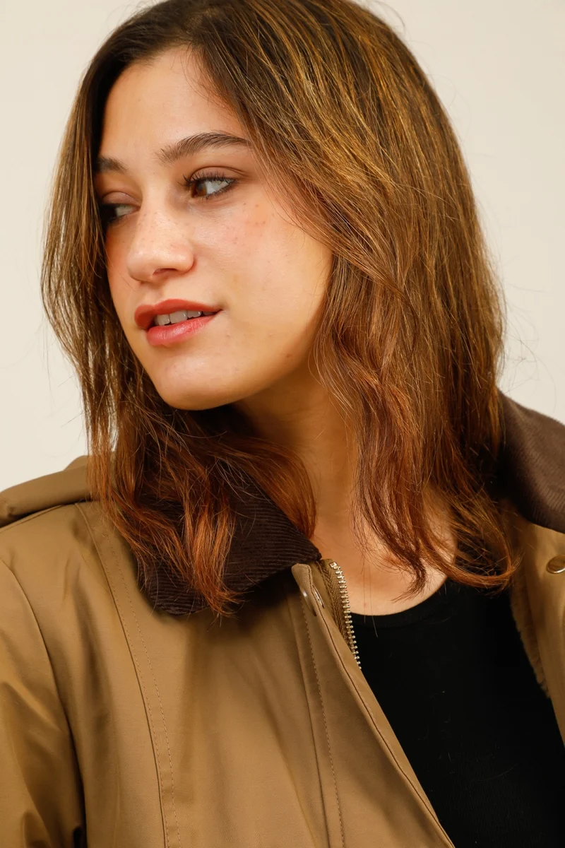Parka coton fourrée