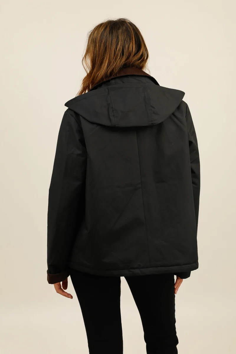 Veste coton fourrée courte