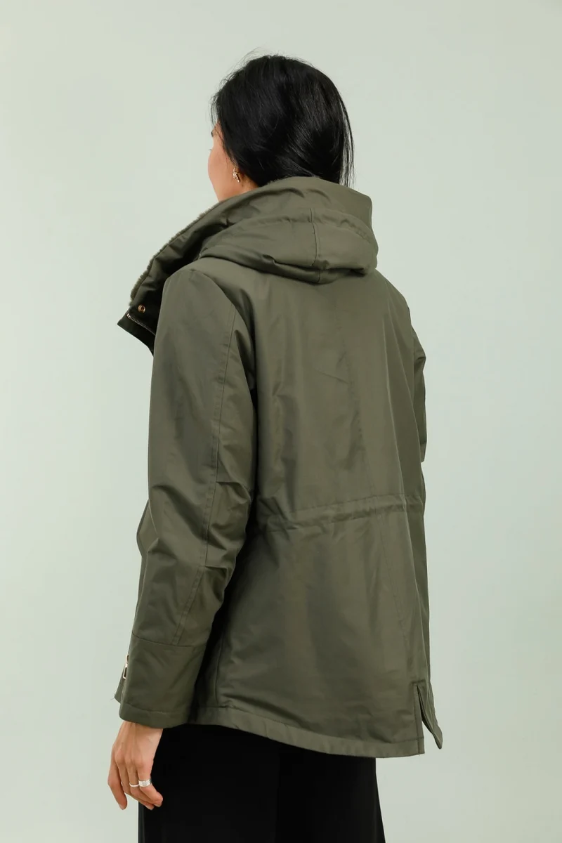 Parka fourrée courte