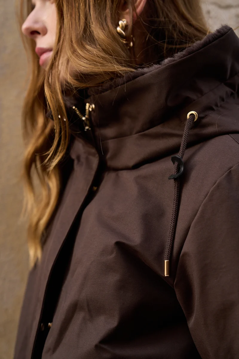 Parka fourrée courte