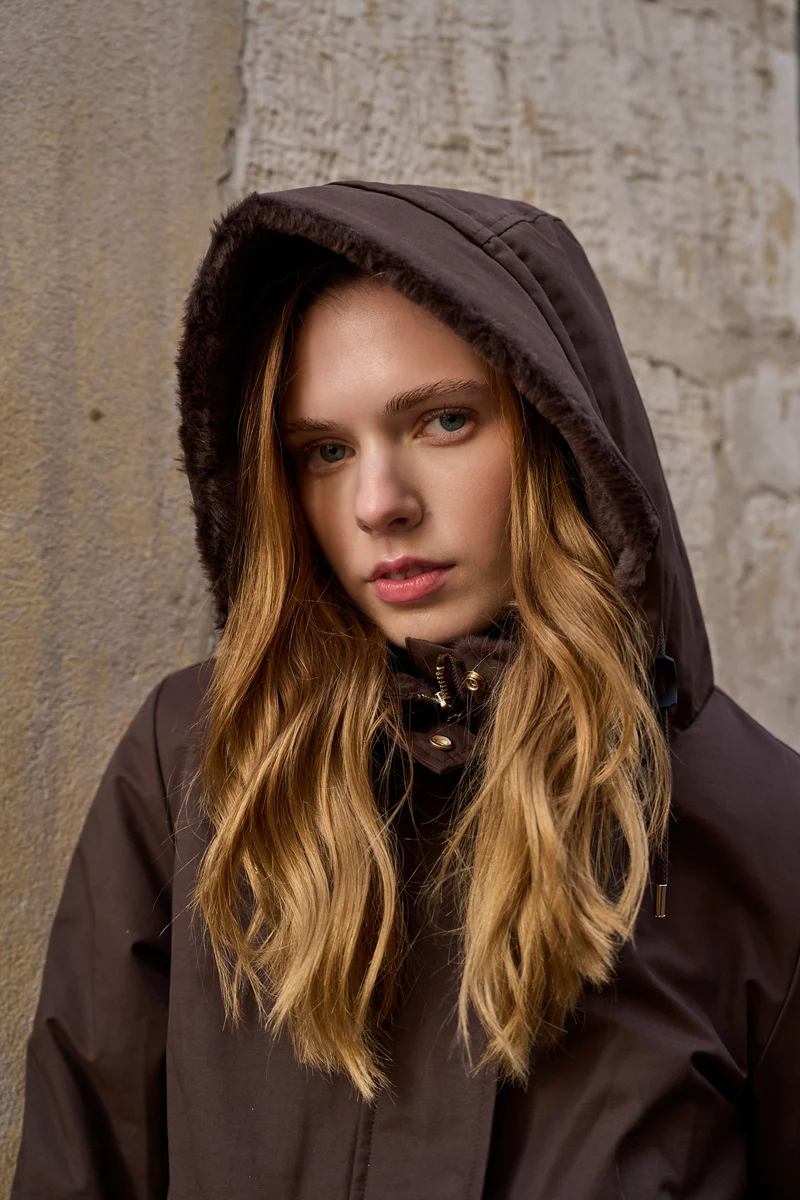 Parka fourrée courte