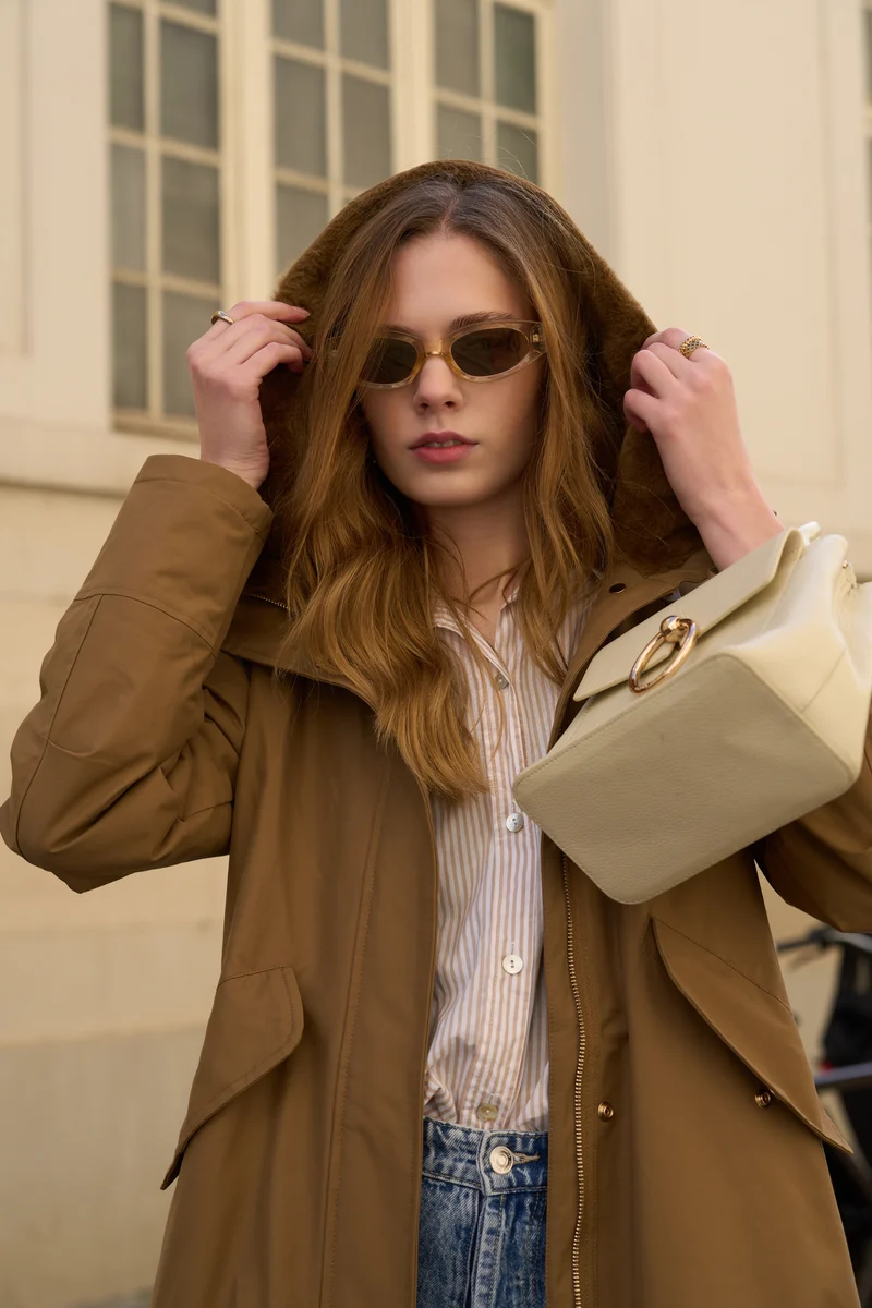 Parka fourrée longue